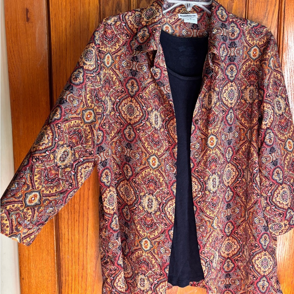 BonWorth Multicolor Paisley Top